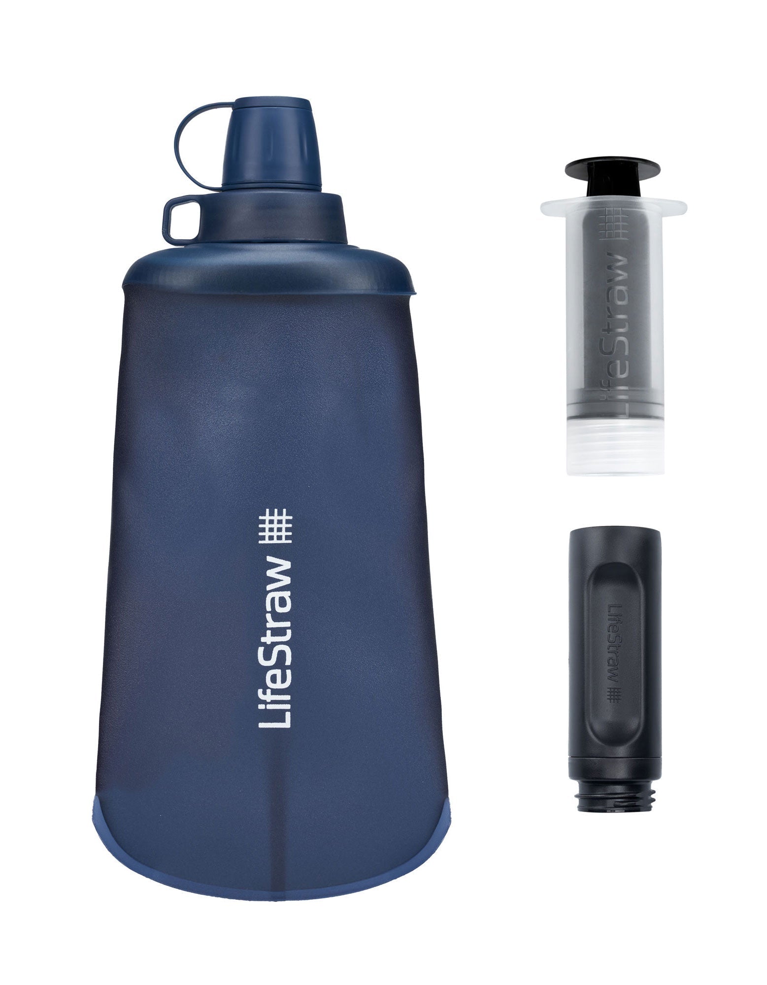 LifeStraw Peak Series Collapsible Squeeze 1L Bottle with Filter Bottle Filter LifeStraw Water Filters & Purifiers